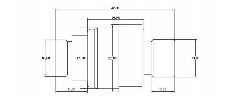 pressure transmitter 4-20ma 6103 dimension