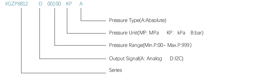 xgzp6812d pressure sensor order guide